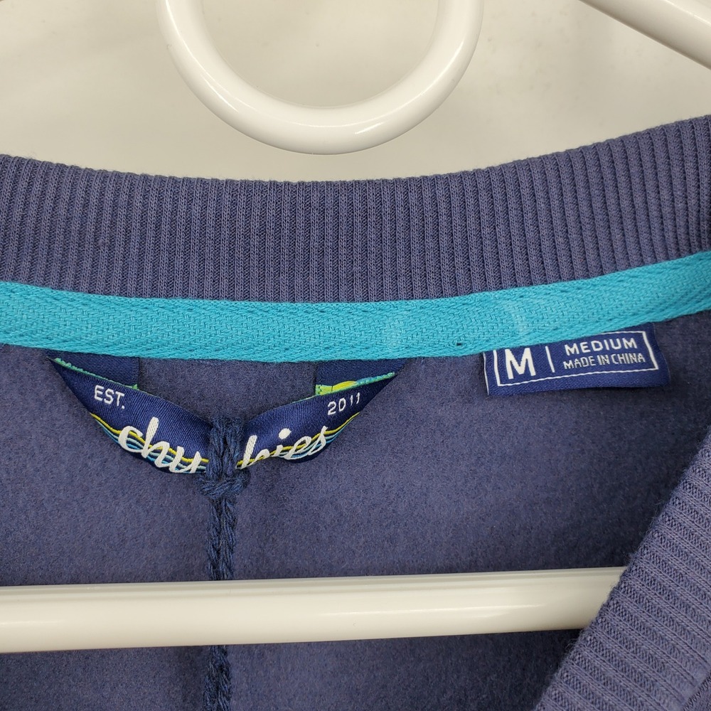 NWT Chubbies‎ The Sketchy Soft Terry Cloth Crewneck Pullover Preppy Sweatshirt M - Picture 6 of 14